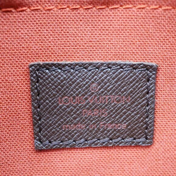 Louis Vuitton  Belem MM Damier Ebene Shoulder Bag Brown - Picture 12 of 13